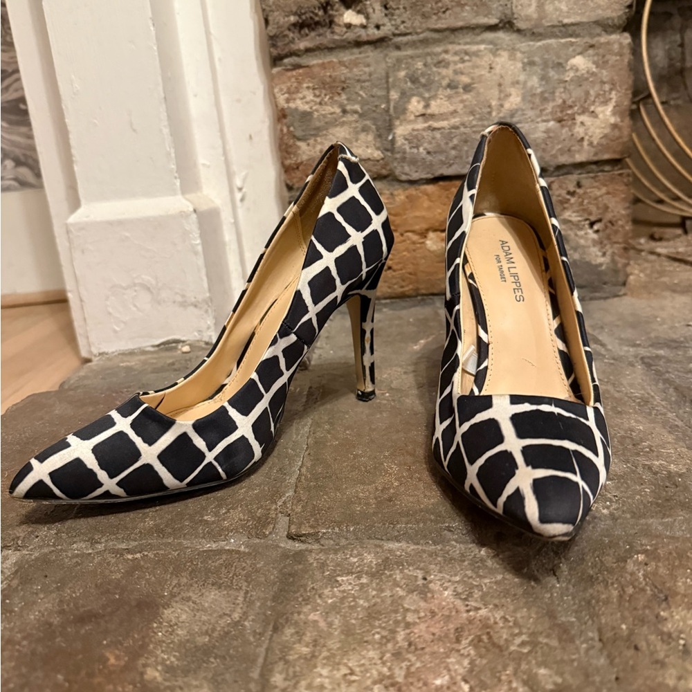 Adam Lippes For Target Black and White Heels